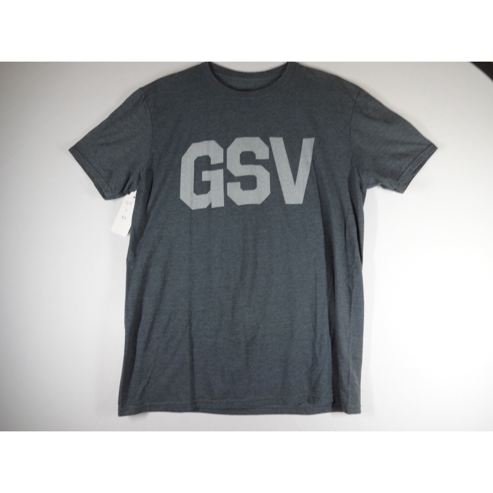 Royce GSV Graphic T-Shirt Mens Large Gray Short Sleeve Crewneck Casual Tee 2354